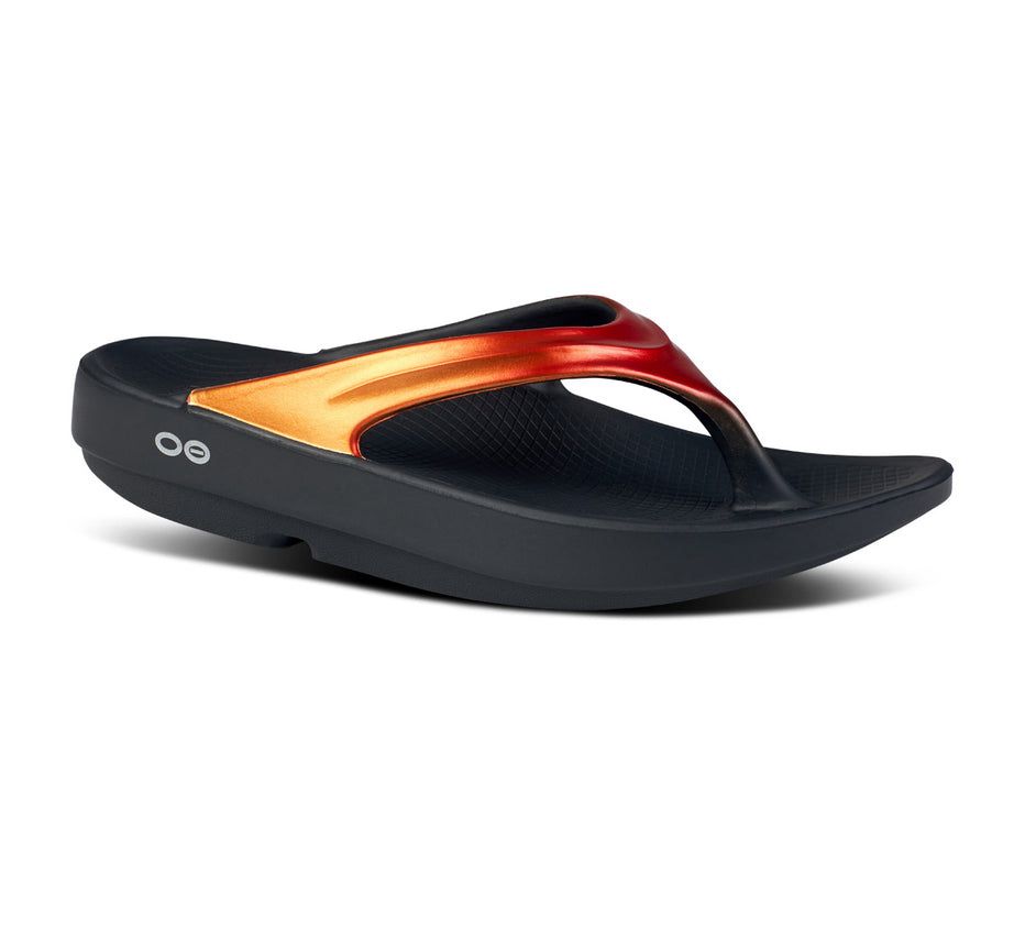 Oofos Women's Oolala Luxe - Flip Flops Orange ( MZWLC-1829 )